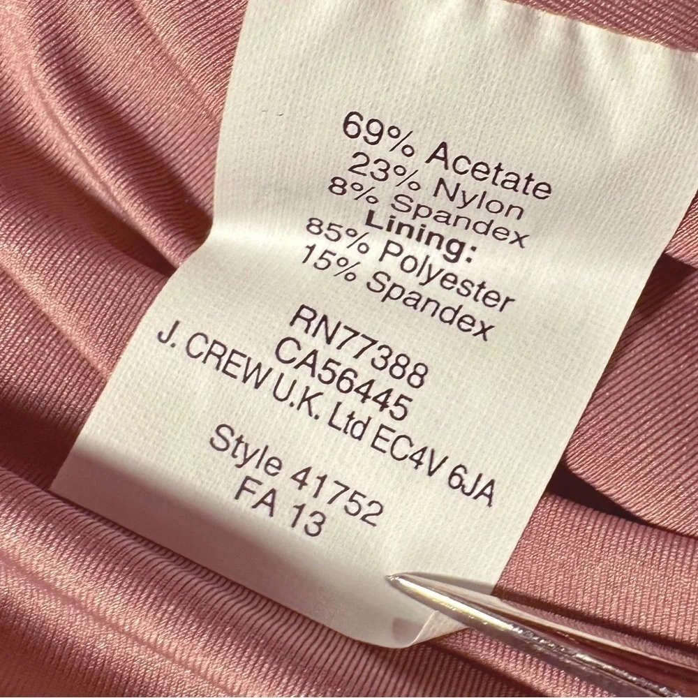 NWT J. Crew ‘Matilda’ Wedding / Bridesmaid Dress in “Wild Mushroom” Size 12